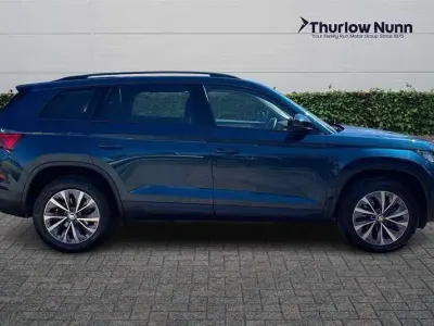Second-hand Skoda Kodiaq SE Drive 150 CP (110 kW) 2023 Albastru SUV