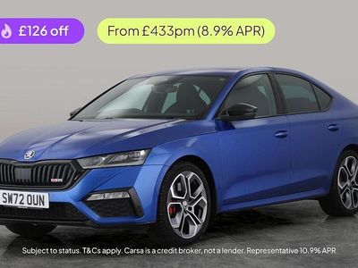 Blue Used 2023 Skoda Octavia vRS Hatchback | £23,605 (Fair price)