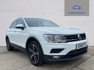 Used VW Tiguan SE 125 HP (91 kW) 2018 White SUV