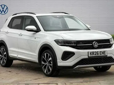 New VW T-Cross R-line 115 HP (84 kW) 2026 White SUV