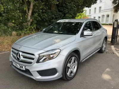Used Mercedes GLA220 AMG line 177 HP (130 kW) 2015 Silver SUV