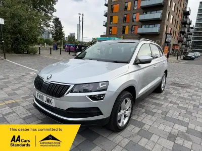 Used Skoda Karoq SE 115 HP (84 kW) 2018 Silver SUV