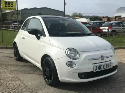 Used Fiat 500 Sport 85 HP (62 kW) 2011 White Hatchback