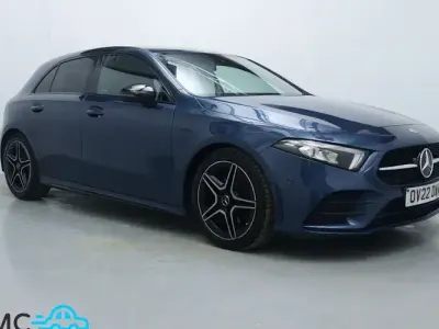Used Mercedes A180 Executive 136 HP (100 kW) 2022 Blue Hatchback