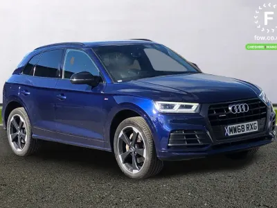 Used Audi Q5 Black Edition 2018 Blue SUV