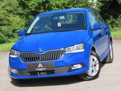 Used Skoda Fabia SE 60 HP (44 kW) 2021 Blue Hatchback