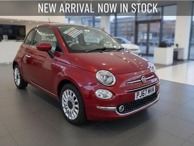 Used Fiat 500 Lounge 69 HP (50 kW) 2017 Red Hatchback