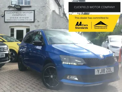 Used Skoda Fabia Monte Carlo 95 HP (69 kW) 2018 Blue Hatchback