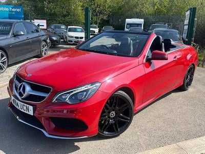 Usado Mercedes E400 AMG 2014 Vermelho Cabrios