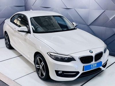 Used BMW 220 Sport Line 190 HP (139 kW) 2014 White Coupe