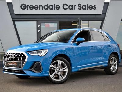 Begagnad Audi Q3 S-Line 190 HK (139 kW) 2019 Blå SUV
