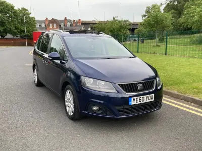 Used Seat Alhambra SE 170 HP (125 kW) 2010 Blue MPV