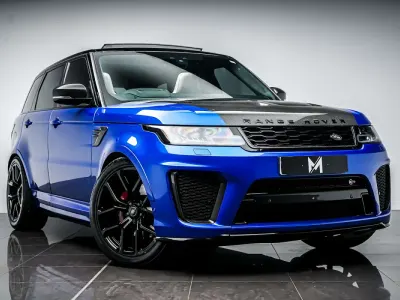 Used Land Rover Range Rover Sport SVR 575 HP (422 kW) 2018 Blue SUV