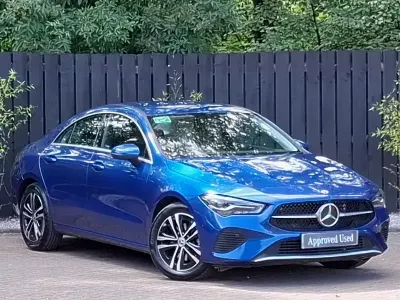 Used Mercedes CLA180 Sport Edition 136 HP (100 kW) 2025 Blue Coupe