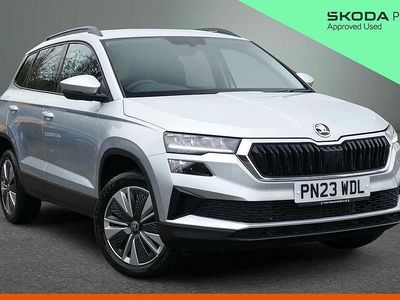 Used Skoda Karoq SE Drive 147 HP (108 kW) 2023 Brilliant silver metallic SUV