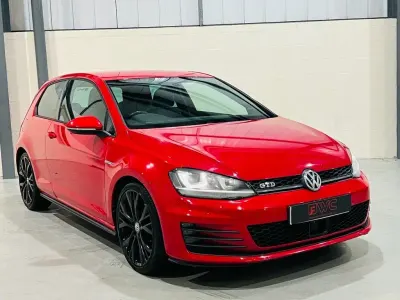 Used VW Golf VII GTD 184 HP (135 kW) 2014 Red Hatchback