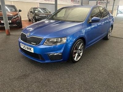 Used Skoda Octavia vRS 184 HP (135 kW) 2015 Blue Hatchback