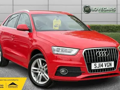Used Audi Q3 S-Line 140 HP (102 kW) 2014 Red SUV