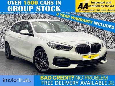 Used BMW 118 Sport Line 136 HP (100 kW) 2021 White Hatchback