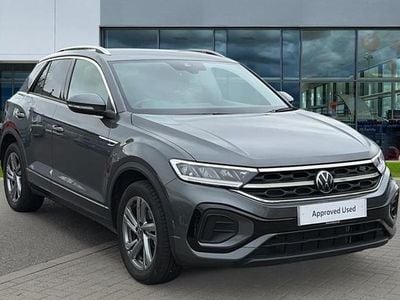 Usado VW T-Roc R-line 150 HP (110 kW) 2025 Cinzento SUV
