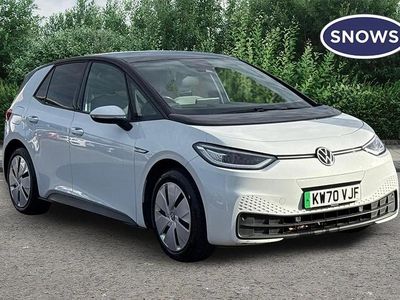 Used VW ID.3 Pro Performance 150 kW (204 HP) 2020 White Hatchback