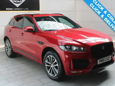 Used Jaguar F-Pace R-Sport 180 HP (132 kW) 2018 Red SUV