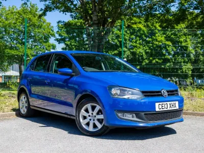 Used VW Polo Match 70 HP (51 kW) 2013 Blue Hatchback