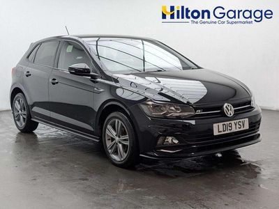 Used VW Polo R-line 95 HP (69 kW) 2019 Black Hatchback