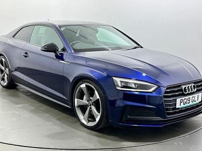 Used Audi A5 Black Edition 190 HP (139 kW) 2019 Blue Coupe