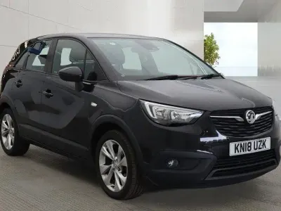 Used Vauxhall Crossland X S 99 HP (72 kW) 2018 Black SUV