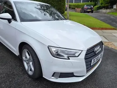 Used Audi A3 Sportback Sport 150 HP (110 kW) 2018 White Hatchback