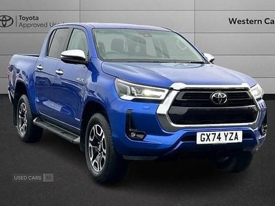 Used Toyota HiLux 150 HP (110 kW) 2024 Blue Pickup