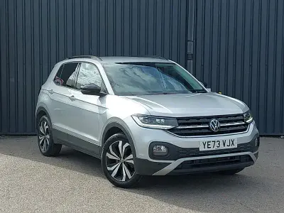 Used VW T-Cross Black Edition 110 HP (80 kW) 2024 Silver SUV