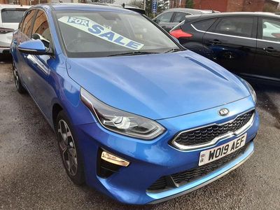 Used Kia Ceed 138 HP (101 kW) 2019 Blue Hatchback