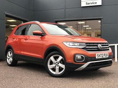 Used VW T-Cross SEL 110 HP (80 kW) 2023 Orange SUV