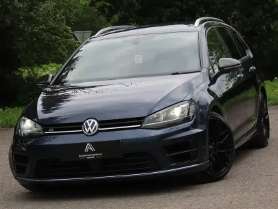 Begagnad VW Golf VII R 2016 Blå Kombi