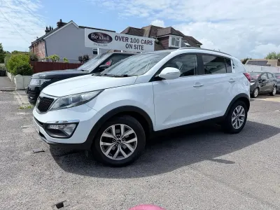 Used Kia Sportage 116 HP (85 kW) 2015 White SUV
