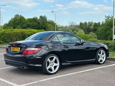 Used Mercedes SLK250 AMG 204 HP (150 kW) 2013 Black Cabriolet