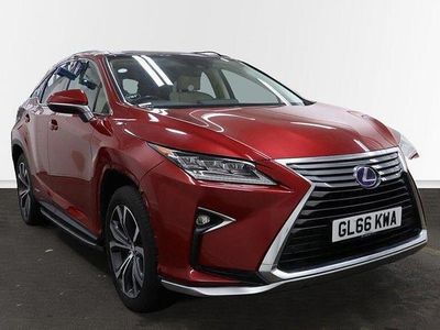 Used Lexus RX450h Luxury Line 2016 Red SUV