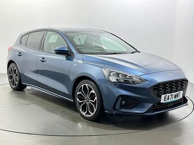 Used Ford Focus ST-Line X 125 HP (91 kW) 2022 Blue Hatchback