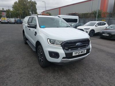 White Used 2021 Ford Ranger Wildtrack Pickup | £17,498 (Fair price)