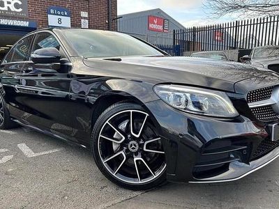 Black Used 2019 Mercedes C200 AMG Line Premium Sedan | £16,500 (Fair price)