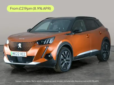 Used Peugeot e-2008 Premium 100 kW (136 HP) 2022 Orange SUV