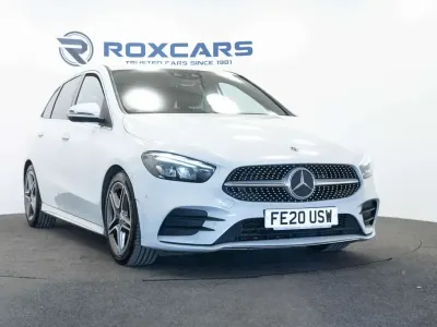 Used Mercedes B200 AMG Line Premium 163 HP (119 kW) 2020 White Hatchback