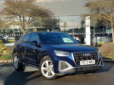 Used Audi Q2 S-Line 150 HP (110 kW) 2022 Blue SUV