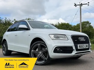 Begagnad Audi Q5 S-line plus 2013 Vit SUV
