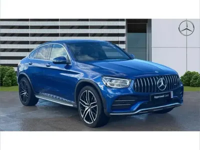 Second-hand Mercedes GLC43 AMG Premium Plus 385 CP (283 kW) 2023 Albastru Coupe