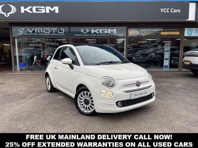 White Used 2021 Fiat 500 Lounge Hatchback | £9,995 (Fair price)