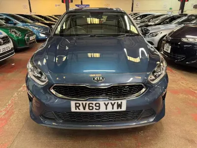 Used Kia Ceed 136 HP (100 kW) 2019 Blue Hatchback