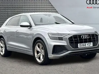 Used Audi Q8 S-Line 286 HP (210 kW) 2018 Silver SUV
